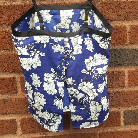 True Destiny EUC Top Floral Back Button - Picture 3 of 5